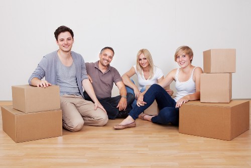 Satisfied customers using Liam Waste Removal for their move