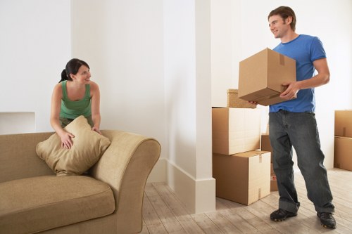 Customer service representatives assisting with move